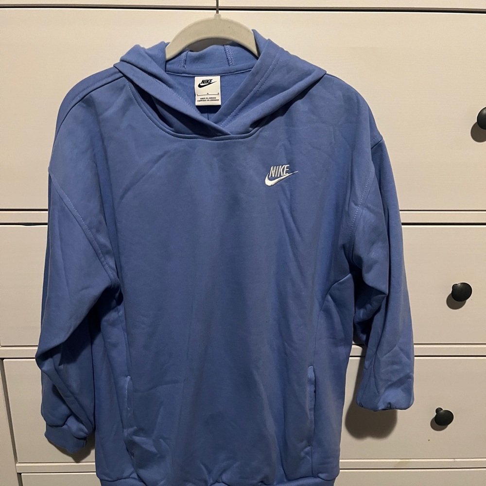 NWT Nike Blue Pullover Hoodie Size Large